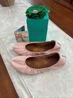 Tieks Ballerina Pink Leather Ballet Flats